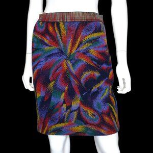 Vintage Missoni Neiman Marcus Italy Sweater Knit Abstract Pencil Skirt 42/Medium